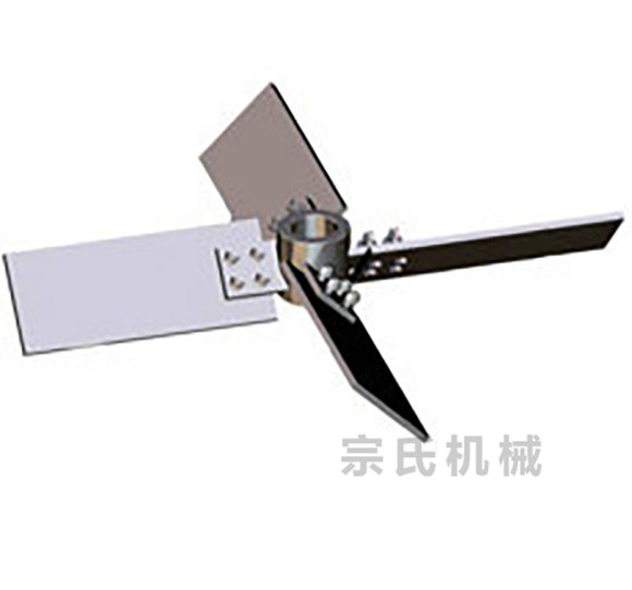 斜葉開啟渦輪式攪拌器